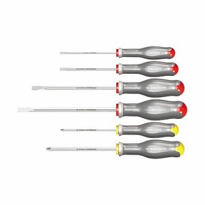 Juego de Destornilladores de Precisión de 6 Piezas, Phillips y de Cabeza Plana, con Mango Metálico - Product Image 1