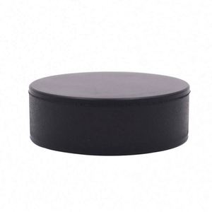 Vente en gros à bas prix, balle anti-stress en mousse PU personnalisée avec logo, forme de rondelle de hockey - Product Image 2