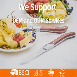 Ensemble de couverts modernes en acier inoxydable de 20 pièces couverts de voyage avec manche en ABS, <span class=keywords><strong>couteau</strong></span> à <span class=keywords><strong>fourchette</strong></span> <span class=keywords><strong>Laguiole</strong></span>, commande minimale de 20 pièces - Product Image 4