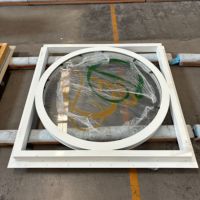 Ventanas de Arco de Aluminio de Alta Gama, Personalizadas de Fábrica, Ventanas de Vidrio de Aluminio Soldadas sin Costuras para Hogar, Oficina y Hotel