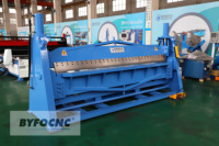 Machine à plier les canaux HVAC BYFO, machine à plier hydraulique pour plaques métalliques