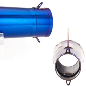 51mm modifikasi baja nirkarat pipa knalpot sepeda motor untuk Huanglong 500 150 76 pipa GP proyek <span class=keywords><strong>SGP</strong></span> saringan standar - Product Image 4