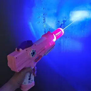 Flaş ışığı elektrikli su Blaster tabancası oyuncaklar yaz açık oyunları fışkırtma tabancaları oyuncaklar çocuklar otomatik alan çekim Watergun oyuncak