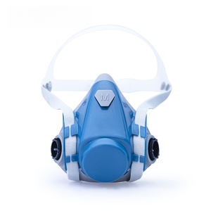 HaiGu <span class=keywords><strong>Half</strong></span>-<span class=keywords><strong>Mask</strong></span> Filtragem Máscara Gás Respirador para Combate a Incêndios Pintura Indústria Química de Alta Qualidade Silicone - Product Image 1