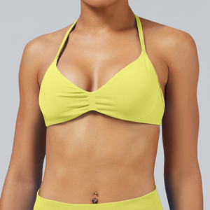 Nouveau Soutien-Gorge de Sport Tendance Femme Taille XL Haute Élasticité Sans Couture Anti-Choc Respirant Léger Mat Réversible en Nylon/<span class=keywords><strong>Spandex</strong></span> - Product Image 2