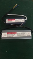 Transformador de Alimentación LED para Exteriores, Impermeable IP68, 12V, 100V-265V, Ultra Delgado, Voltaje Constante, Controlador LED de 110V