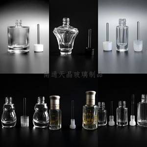 Varilla de vidrio resistente a la corrosión para botellas de esmalte de uñas Tianjing, accesorio para decantación de perfumes y cosméticos, botella vacía. - Product Image 1