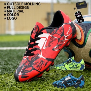 <span class=keywords><strong>Chaussures</strong></span> <span class=keywords><strong>de</strong></span> football unisexes pour enfants, crampons d'été pour futsal en salle - Product Image 1