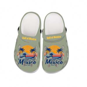 Superbes chaussures en EVA respirantes pour la maison et la salle de bain, pantoufles pour femmes et hommes, chaussures de jardin, sabots personnalisés, lots de sandales en EVA personnalisées - Product Image 1