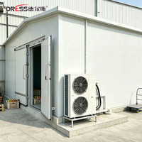 Unité de condensation refroidie par air avec compresseur scroll Emerson Copeland de 5 CV et évaporateur pour kit de réfrigération de chambre froide