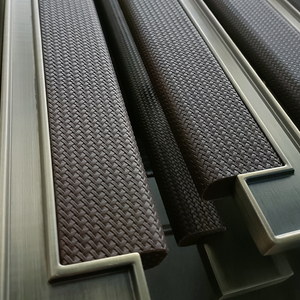 Design di lusso maniglia per porta esterna in ottone di alta qualità maniglia per porta quadrata serratura maniglia per porta in legno di vetro personalizzata - Product Image 2