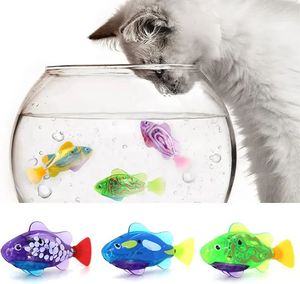 Divertido <span class=keywords><strong>Juguete</strong></span> de Pescado <span class=keywords><strong>Robot</strong></span> para Gatos, con Luz LED Eléctrica, Interactivo, Electrónico - Product Image 5