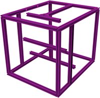 Kit Rangka Printer 3D Voron 2.2/2.4 Berkualitas V2.4 250MM Profil Rangka Standar Eropa untuk Printer 3D