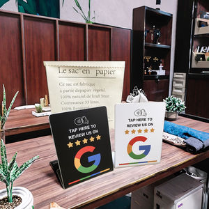 Expositor de Tarjetas de Visita NFC de PVC de 3x4 Pulgadas, Resistente al Agua, para Reseñas de Google, Instagram, <span class=keywords><strong>Facebook</strong></span>, Tripadvisor y Trustpilot - Product Image 4