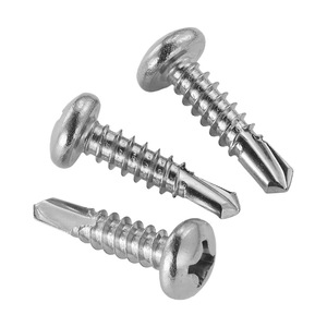 Tornillo Autorroscante de Cabeza Redonda de Acero, Tornillo Autorroscante de Cabeza Cruzada, Tornillo Autorroscante de Cabeza Redonda con Punta - Product Image 4