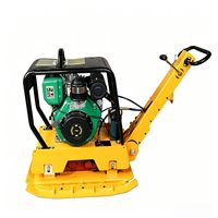 Compacteur vibrant à plateforme plate bidirectionnel de type 220 avec moteur à essence Honda/Lifan, machine de compactage vibratoire haute efficacité