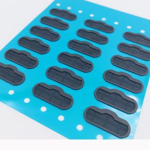 Die Cutting Excellent Black Color PORON EVA PE Foam <b>Silicon</b> Foam Die-Cuts Pads Self-Adhesive PET Blue Transparent Film - Product Image 6