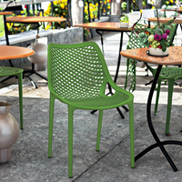 YWJ Yaweijia Restaurant en plein air chaise empilable Design chaise de café chaise empilable nordique moderne pp plastique