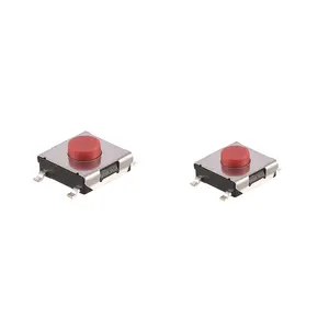 Chinakel tactile switch 6x6 tact switch bended smt normally open tact switch 6.2x6.2x3.1H-M4R