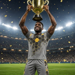 Ensemble de maillots de football en acier à motif hexagonal, argent, noir, jaune, kits de football personnalisés, uniforme d'équipe entièrement sublimé, vente en gros - Product Image 2