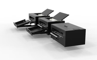 Режущий плоттер Anycut ZKSV370DW с серводвигателем, скорость 1600 мм/с, автоматическая контурная резка, две режущие головки, сенсорный экран 4,3 дюйма, усилие резания 2000 г.