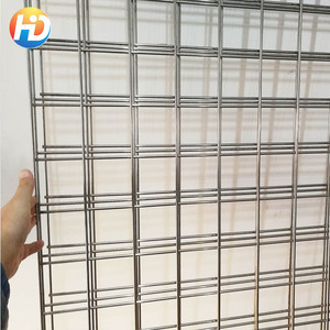 Grillage en <span class=keywords><strong>fer</strong></span> galvanisé HAODI 50x50x2.5mm 4ftx8ft 1220x2440mm, panneau de clôture en treillis soudé à mailles carrées - Product Image 1