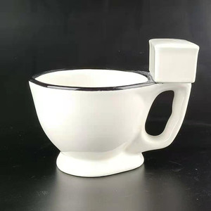 <span class=keywords><strong>Tazza</strong></span> da Caffè in Ceramica Madou 350Ml, Novità 3D Divertente, Regalo Originale per Amici, <span class=keywords><strong>Tazza</strong></span> per Tè e Gelato con Manico a Forma di Toilette - Product Image 4