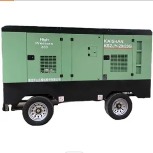 Compressori d'aria mobili Diesel 35 bar 30 m3 35 bar 1000cfm KAISHAN LGCY LGZJ compressore ad alta pressione