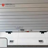 Verrou de sol pour porte à enroulement de 1650 mm avec cylindre de 40 mm pour poutres inférieures de moins de 25 mm d'épaisseur