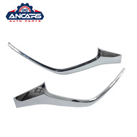 Pièces automobiles, garniture de calandre de pare-chocs avant chromée pour Mazda 2 2015 2016 2017 2018 Demio, pièces de carrosserie