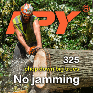 Chaîne de tronçonneuse HPY de 36 pouces, 3/8 po, calibre 0,063 po, 114 DL, lame de chaîne de tronçonneuse à gaz à denture pleine, compatible avec <span class=keywords><strong>Stihl</strong></span>, Husqvarna et plus - Product Image 6