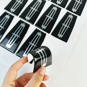 कारखाने मूल्य कस्टम मुद्रित 3 डी राल गुंबद लेबल टिकाऊ अंडाकार आकार पारदर्शी एपॉक्सी रेसिन स्टिकर शीट - Product Image 3