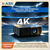 Projecteur laser InASK LE-FK750 4K pour les entreprises et l'éducation, et projecteur portable pour les matchs de football en extérieur