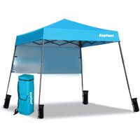 Tente d'événement extérieure pliable à cadre en acier monocouche en tissu Oxford imperméable avec logo personnalisé