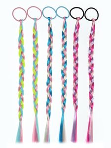 Extension per Trecce <span class=keywords><strong>Colorate</strong></span>, Accessori per Capelli per Donne, Trecce <span class=keywords><strong>Colorate</strong></span> per Divertimento, 6 Pezzi - Product Image 3