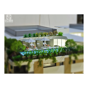 Maqueta de Edificio Ecológico Vertical Personalizada, Alta Simulación, para Exhibición de Inmuebles Comerciales, Apartamentos, Hoteles, Mesa de Arena para Marketing - Product Image 4