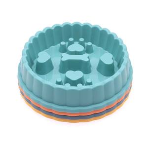 Mangkuk Makan Anjing Plastik PP Multi Warna Oranye Desain Bulat untuk Perlengkapan Kesehatan Hewan Peliharaan - Product Image 5