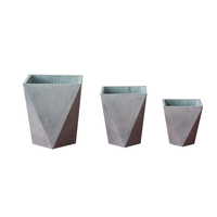 Moule à pot de fleurs en béton, fibre de verre et ciment, grand format, moulé à la main, pour décoration de jardin, à faible coût