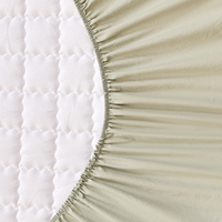 Ensemble de couvre-lit matelassé uni à points de croix, 3 pièces, protection de matelas, prix de gros, pour toutes les saisons