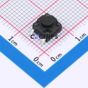 XJ4B0502210 Tactile Switch SMD-4P,6.2x6.2mm Switch Single Pole Single Throw Round Button 2.6N Vertical Mount - Product Image 1