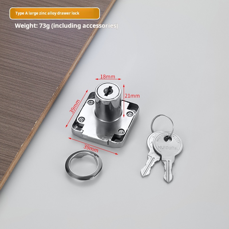 Type A Zinc Alloy - Square Tongue Large