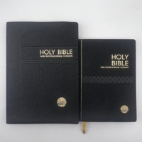 Étui de Bible NIV personnalisé à couverture rigide, papier d'art, plastification, édition sacrée, grossiste d'usine pour églises