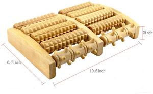 Herramientas de masaje para terapia de madera, rodillo de madera, masajeador de pies, alta calidad, OEM - Product Image 4