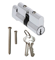 E10 Cylindre de serrure de porte à came fixe à came fixe à 5 broches et 6 broches australiennes de marque personnalisée avec serrure à clé principale tournante
