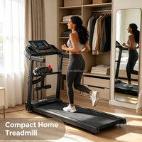 Caminadora Inteligente Plegable para Interiores, Automática, Multifuncional, Silenciosa, con Inclinación, para Hombres y Mujeres, Equipo de Fitness para el Hogar