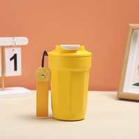 Mug Kopi Travel 480ml dari Stainless Steel 316 dengan Tali Gantungan, Cangkir Vakum Terisolasi, Logo Custom, Cangkir Air untuk Kantor & Mobil, Grosir