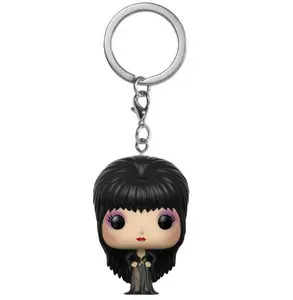 Gantungan kunci Elvira nyonya gelap Elvira gantungan kunci mainan Viny dalam kotak untuk anak-anak 4cm