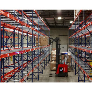 Sistema de Estanterías de Alta Densidad para Paletización de Doble Profundidad, Estantería de Almacenamiento Industrial de Alta Resistencia de 6 <span class=keywords><strong>Metros</strong></span> de Altura - Product Image 2