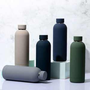 Bouteille d'eau thermique de sport personnalisée 500 ml/750 ml, petite ouverture, en acier inoxydable, isolée, pour le camping - Product Image 1