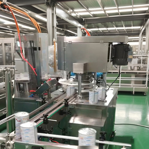 Nueva Línea de Producción Automática de Sellado y Enlatado de Leche en Polvo de Acero Inoxidable, Accionada por Componentes PLC, para Latas de Leche en Polvo de Vidrio y Metal - Product Image 5